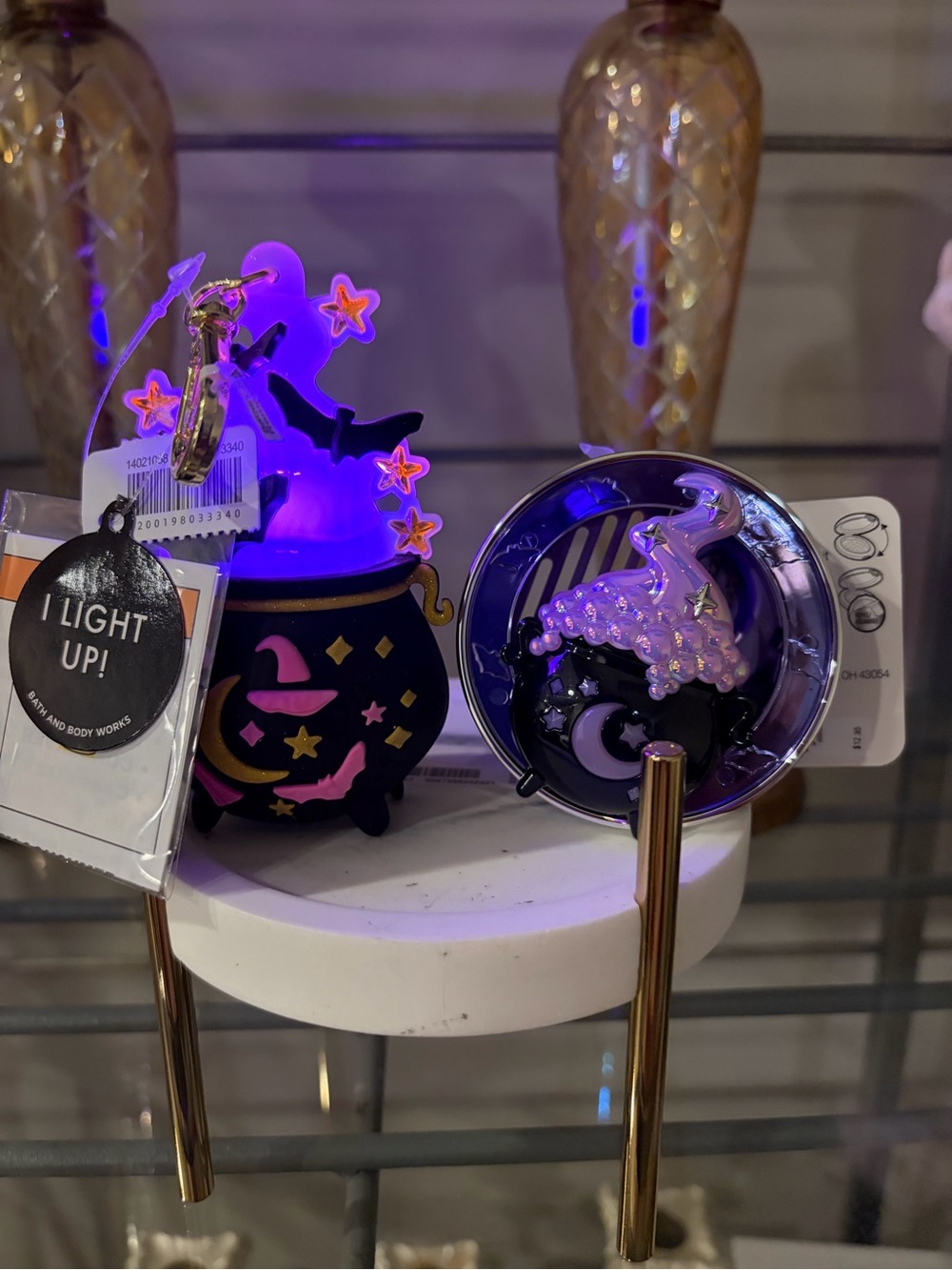 Bath & Body Works Light-Up Halloween Cauldron PocketBac & Car Fragrance Holders - Picture 2 of 3